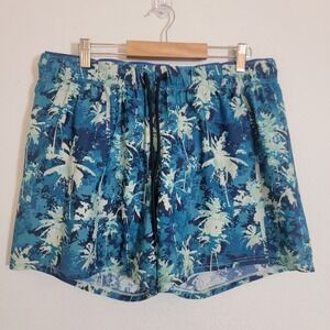 Aimpact Lined Shorts Swim Workout Athletic PullOn Drawstring 5" Gym Pocket Large